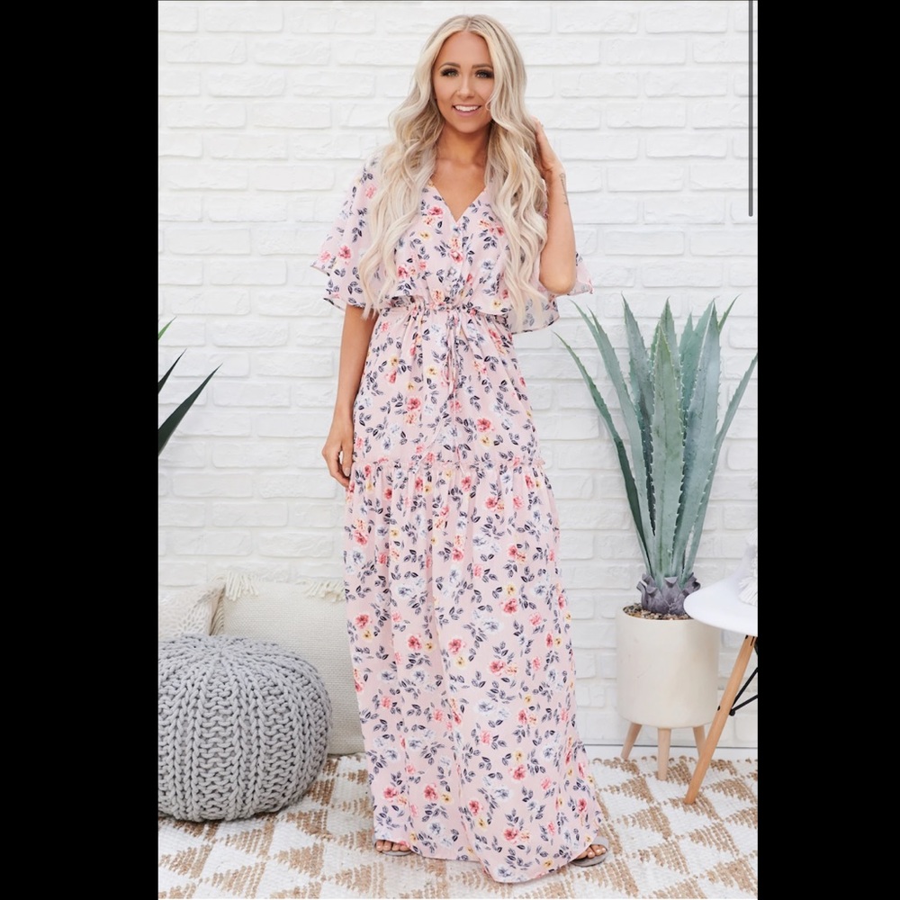 Nana Macs Floral Flirtation Maxi Dress
